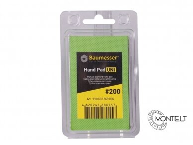 Deimantinė šlifavimo kempinė BAUMESSER #60 - 200 HAND PAD UNI 20