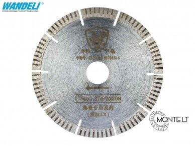 116mm pjovimo diskas WANDELI