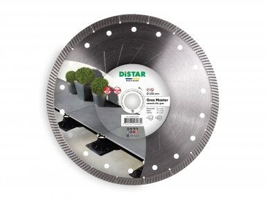 230mm DISTAR GRES MASTER Deimantinis diskas terasinėms akmens masės plytelėms pjauti 230mm DISTAR GRES MASTER Deimantinis diskas terasinėms akmens masės plytelėms pjauti
