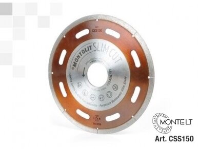 150x30mm Montolit CSS150 deimantinis plytelių pjovimo diskas