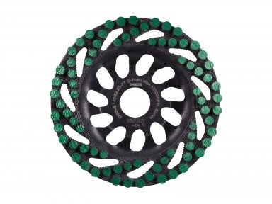 125 mm betono, dažų, klijų, lako, polirmerų šlifavimo diskas Distar Green Point 125 mm betono, dažų, klijų, lako, polirmerų šlifavimo diskas Distar Green Point