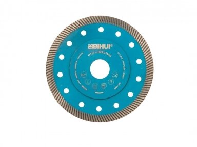 125MM BIHUI SUPER THIN TURBO Deimantinis diskas plytelėms 125MM BIHUI SUPER THIN TURBO Deimantinis diskas plytelėms
