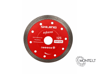 125 mm deimantinis plytelių pjovimo diskas Shijing BladeMax 125 for Slab 125 mm deimantinis plytelių pjovimo diskas Shijing BladeMax 125 for Slab