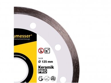 125MM BAUMESSER KERAMIK Deimantinis diskas keramikai 2