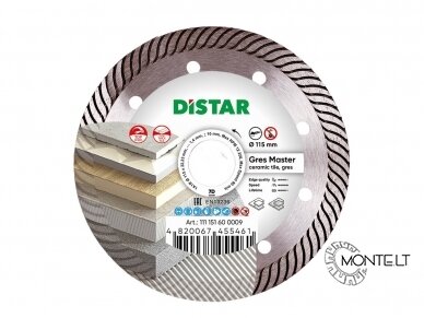 115MM DISTAR GRES MASTER Deimantinis diskas akmens masei