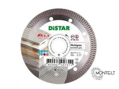 125MM DISTAR MULTIGRES Deimantinis diskas plytelėms
