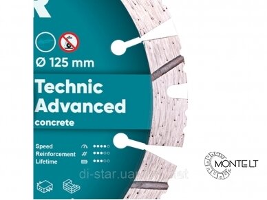 125MM DISTAR TECHNIK ADVANCED Deimantinis diskas betonui 2