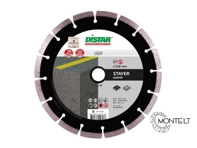 230MM DISTAR STAYER Deimantinis diskas asfaltui 230MM DISTAR STAYER Deimantinis diskas asfaltui
