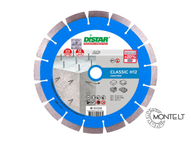 230MM DISTAR CLASSIC H12 Deimantinis diskas gelžbetoniui hidrotechniniam betonui 230MM DISTAR CLASSIC H12 Deimantinis diskas gelžbetoniui hidrotechniniam betonui