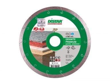 180MM DISTAR GRANITE PREMIUM 7D Deimantinis pjovimo diskas granitui 180MM DISTAR GRANITE PREMIUM 7D Deimantinis pjovimo diskas granitui