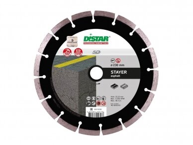 230MM DISTAR STAYER Deimantinis diskas asfaltui