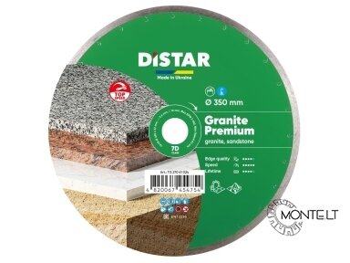 350 mm Deimantinis pjovimo diskas granitui DISTAR GRANITE PREMIUM 7D
