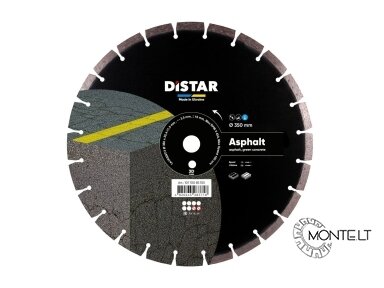 350 mm Distar ASPHALT asfalto ir šviežio betono pjovimo diskas 350 mm Distar ASPHALT asfalto ir šviežio betono pjovimo diskas