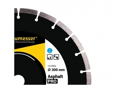 350MM BAUMESSER ASPHALT PRO Deimantinis diskas asfaltui 2