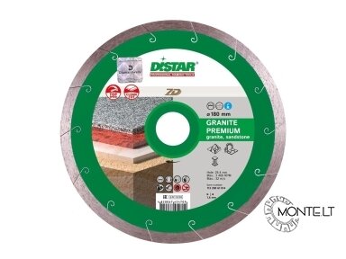 400MM DISTAR GRANITE PREMIUM 7D Deimantinis pjovimo diskas granitui 400MM DISTAR GRANITE PREMIUM 7D Deimantinis pjovimo diskas granitui