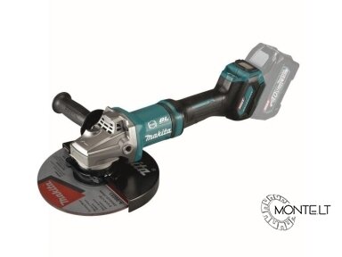 40V XGT akumuliatorinis kampinis šlifuoklis 230mm, AWS bluetooth sąsaja, GA038GZ, Makita 40V XGT akumuliatorinis kampinis šlifuoklis 230mm, AWS bluetooth sąsaja, GA038GZ, Makita