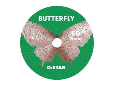 50 mm deimantinis diskas graveriui, plytelėms pjauti, Butterfly, Distar 50 mm deimantinis diskas graveriui, plytelėms pjauti, Butterfly, Distar