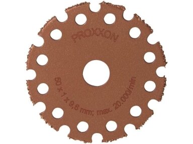 50 mm pjovimo diskas kampiniams šlifuokliams LHW ir LHW/A, Proxxon No. 28556 50 mm pjovimo diskas kampiniams šlifuokliams LHW ir LHW/A, Proxxon No. 28556