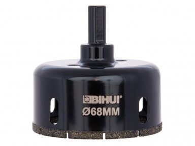 68mm Deimantinė gręžimo karūna plytelėms BIHUI GRES šešiakampis