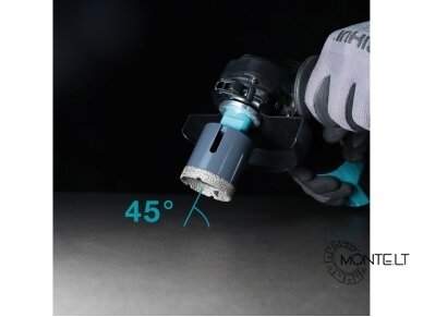 6mm Deimantinė sauso gręžimo karūna BIHUI DRY GRES TURBO 3
