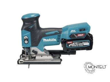 Akumuliatorinis XGT ® siaurapjūklis Makita 40 V, JV001GZ  (Be akumuliatoriaus ir kroviklio)