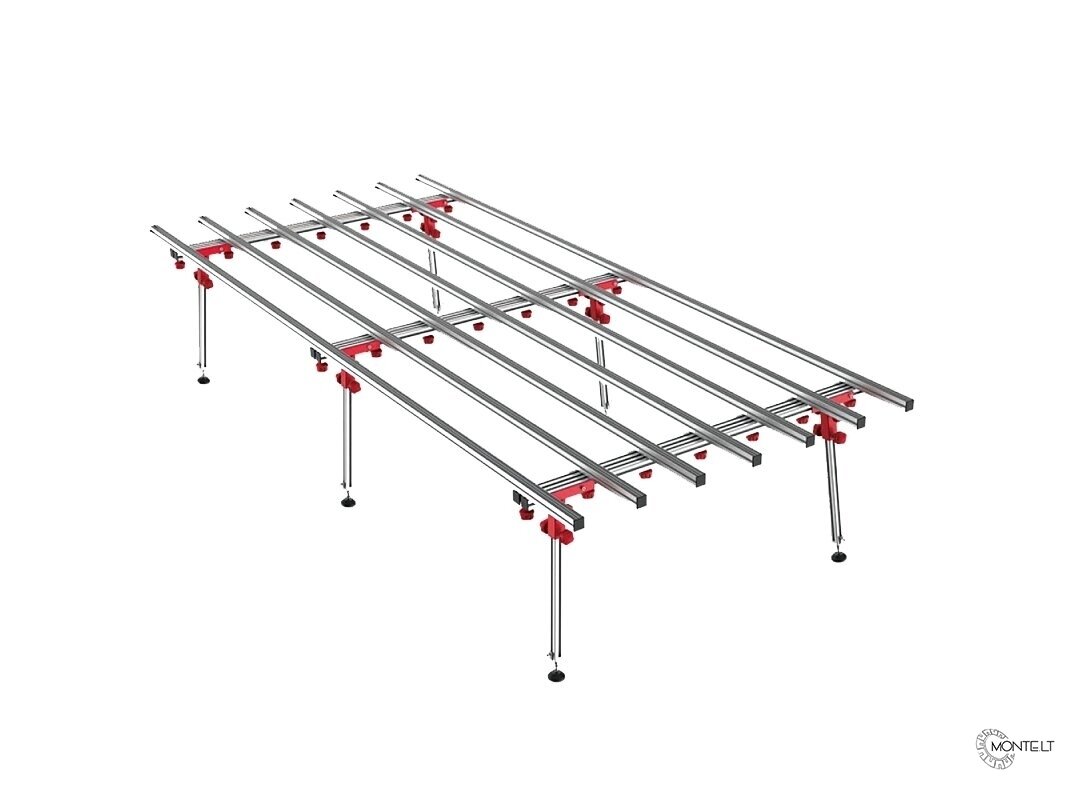 Darbo stalas didelio formato plytelėms 3600×1500×780 cm