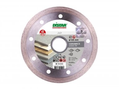 125MM DISTAR BESTSELLER CERAMICS Deimantinis diskas plytelėms 125MM DISTAR BESTSELLER CERAMICS Deimantinis diskas plytelėms