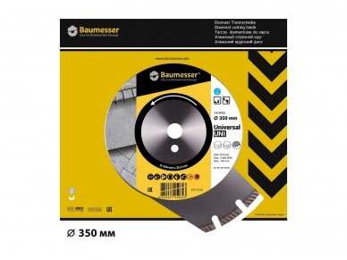 350MM BAUMESSER UNIVERSAL Deimantinis diskas 4