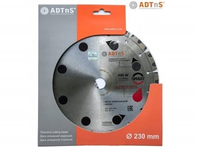 230MM ADTNS RM-W Smart Deimantinis diskas gelžbetonio pjovimui 1