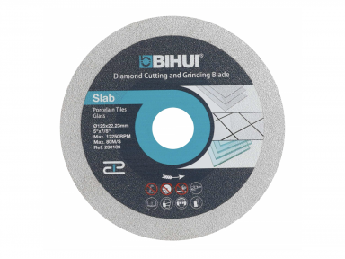 Bihui Slab 125 mm deimantinis diskas stiklo, akmens masės, porcelianinių plytelių pjovimui Bihui Slab 125 mm deimantinis diskas stiklo, akmens masės, porcelianinių plytelių pjovimui