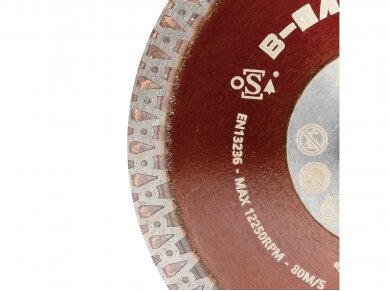 125MM BIHUI B-MASTER Deimantinis diskas 2