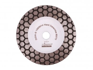 DISTAR 60 HARD CERAMICS Deimantinis plytelių šlifavimo diskas