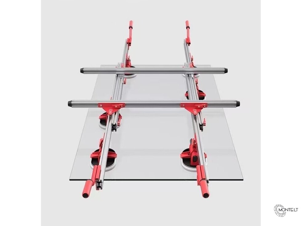 Didelio formato plytelių nešimo sistema 200kg, 6 vakuuminiai automatiniai siurbtukai P708-P618B Didelio formato plytelių nešimo sistema 200kg, 6 vakuuminiai automatiniai siurbtukai P708-P618B