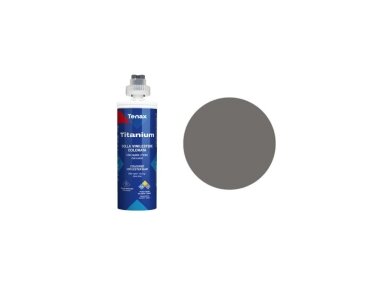 Epoksidiniai klijai Tenax Titanium, spalva Pit Grey, 250 ml kartridžas Epoksidiniai klijai Tenax Titanium, spalva Pit Grey, 250 ml kartridžas