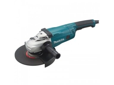 Makita GA9020SF02 kampinis šlifuoklis 230mm su superflanšu ir antivibracine rankena 2200W