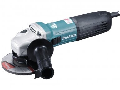 Kampinis šlifuoklis 1400W, 125mm, reguliuojamos apsukos, GA5040CF01, 220V Makita