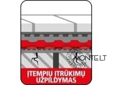 Kompensacinė membrana Sopro EM-X 1189, prieš plytelių klijavimą, 3,5 mm, 30 m2 rulonas 2