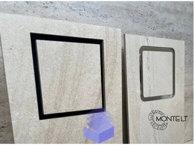 Paslėptas ventiliatorius 100mm skersmens plytelėms, stiklui, plokštėms