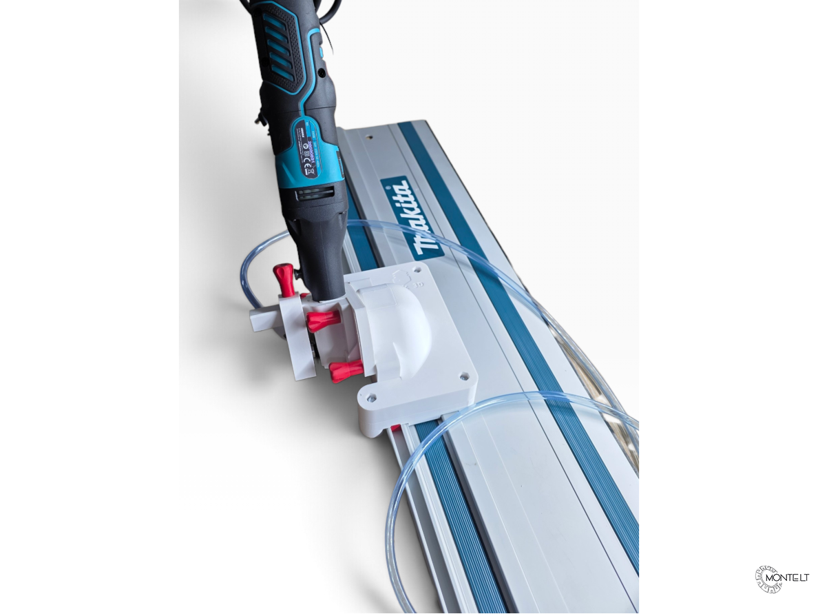 Bihui AGMN100 graverio laikiklis pjovimui ant MAKITA ir Festool liniuočių 3D 2