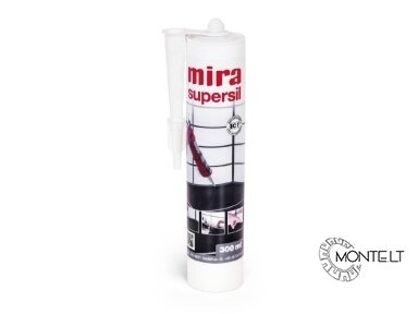 Silikoninė masė plytelių tarpams, Supersil 300 ml, Mira Silikoninė masė plytelių tarpams, Supersil 300 ml, Mira