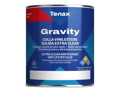 Tenax Gravity Extra Clear klijai, akmens ir plytelių klijavimui, skaidrūs 1l Tenax Gravity Extra Clear klijai, akmens ir plytelių klijavimui, skaidrūs 1l