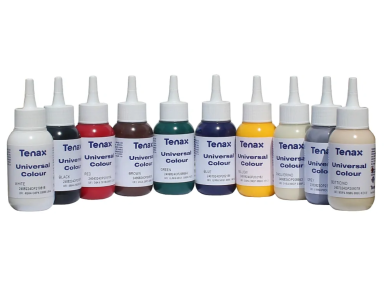 Tenax pigmentų rinkinys Universal Colour Kit - epoksidiniams ir poliesteriniams klijams nuspalvinti, 10 vnt Tenax pigmentų rinkinys Universal Colour Kit - epoksidiniams ir poliesteriniams klijams nuspalvinti, 10 vnt