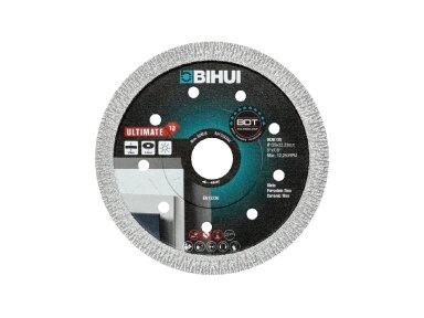 Ultimate Ø 125 mm x 22,23 mm BIHUI DCAE125 deimantinis diskas plytelėms Ultimate Ø 125 mm x 22,23 mm BIHUI DCAE125 deimantinis diskas plytelėms